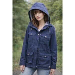 Obey Propaganda Navy Blue Hoodie Jacket Full Zip with Pockets Size S